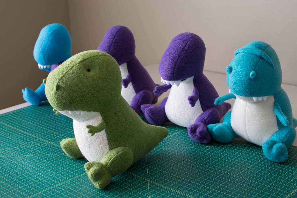 stuffed dinosaur pattern