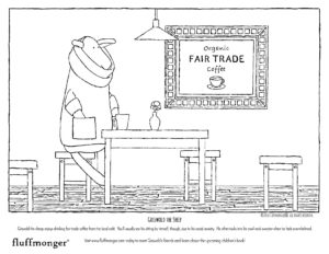 fluffmonger® Griswold the Sheep Free Coloring Page thumbnail ©2016