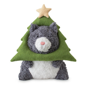 Organic Stuffed Animal • Grump Nugget the Christmas Cat