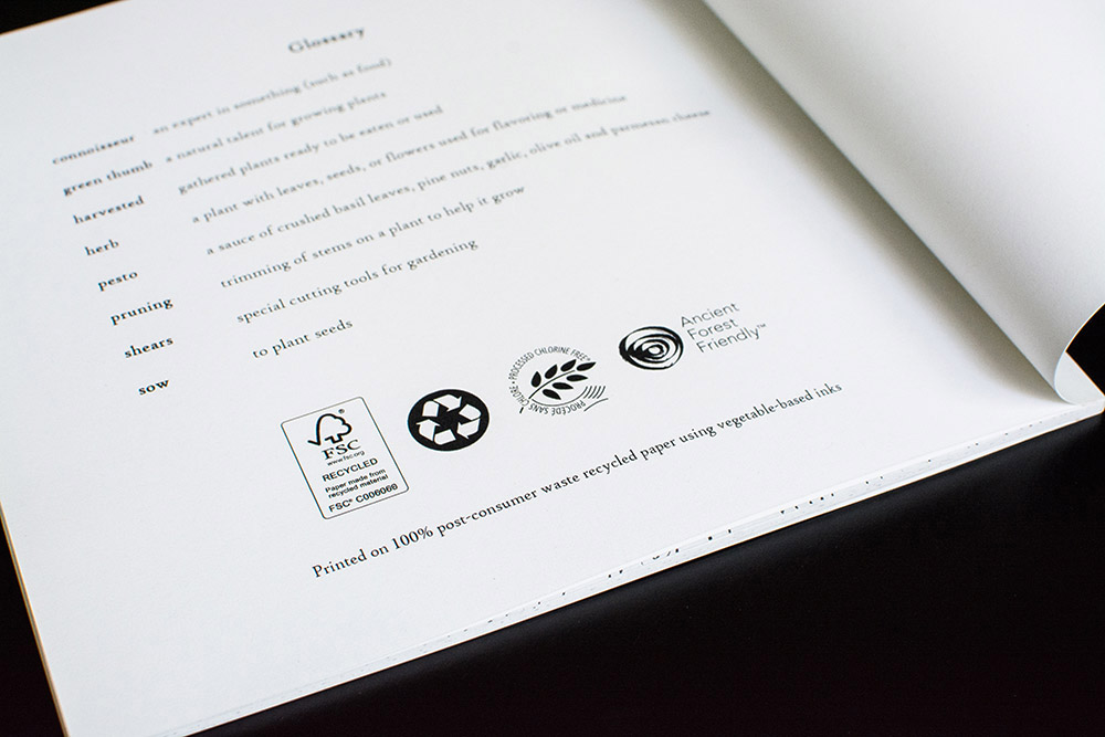 Printing Eco-Friendly Book fluffmonger