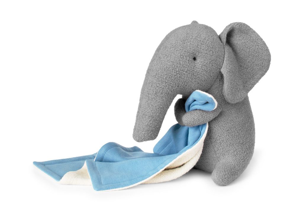 plush elephant sewing pattern and tutorial by fluffmonger