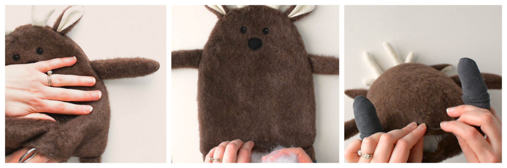 deer plush free sewing pattern and tutorial