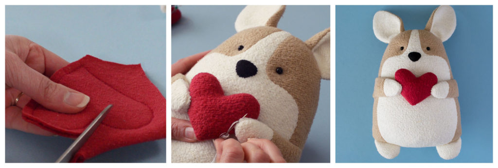 Free Corgi Sewing Pattern nd Tutorial by Fluffmonger