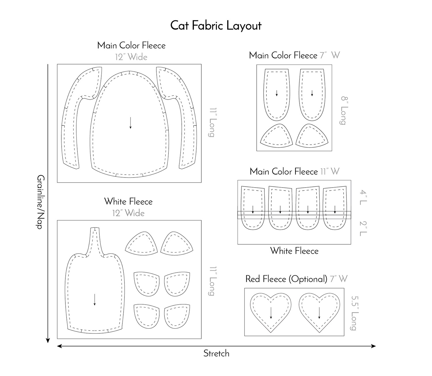 Booper the Cat Free Sewing Pattern Plus Bonus Tiny Patterns! - Fluffmonger®