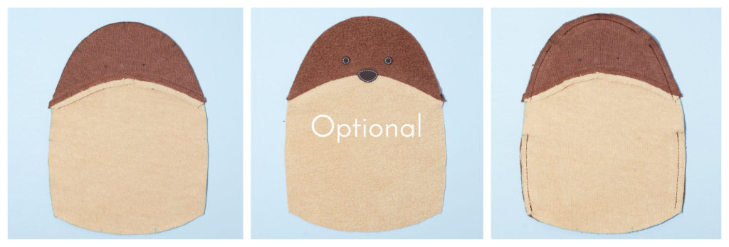 5 c Free Otter Sewing Pattern Fluffmonger Tutorial Triptych collage