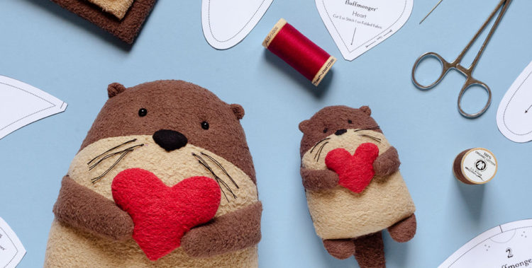 free otter sewing pattern Fluffmonger